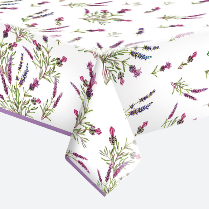 Papīra galdauts ar lavandas apdruku 120x180cm