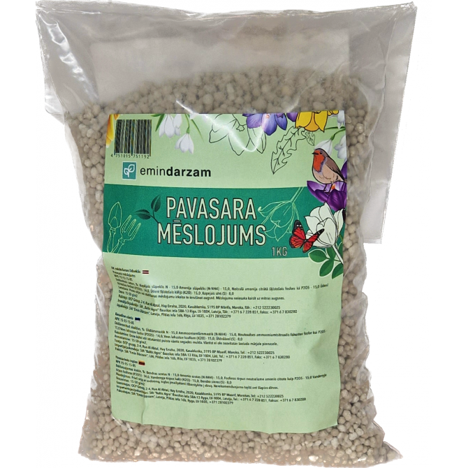 Emin Dārzam Mēslojums Pavasara 1kg