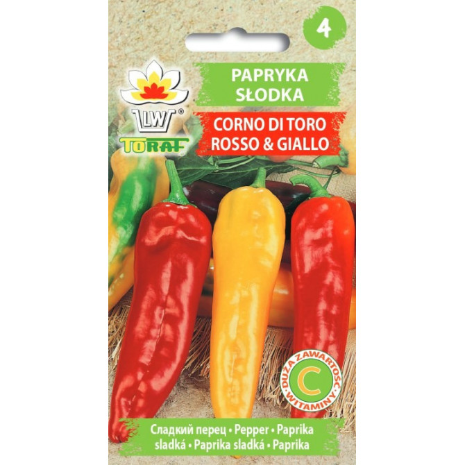 Paprika Corno di Toro Rosso i Giallo 0.5g