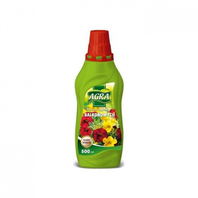 Mēslojums balkona puķēm Agra 0.5L