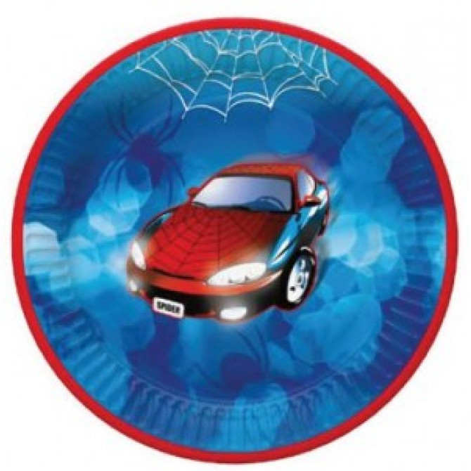 Šķīvīši bērniem Spider Car 18cm 1iep.