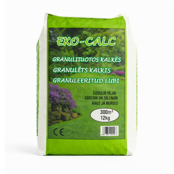 Granulēts kaļķis dārzam un zālienam 12kg