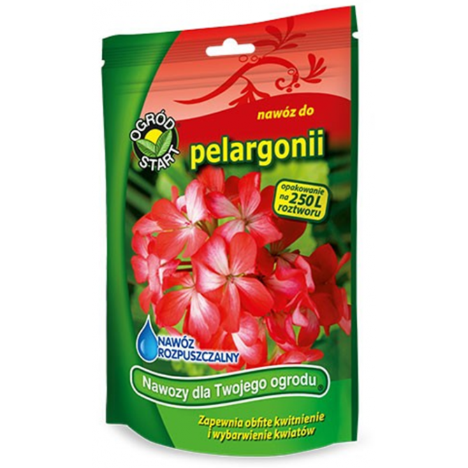 Šķīstošais  mēslojums Pelargonijām 250g