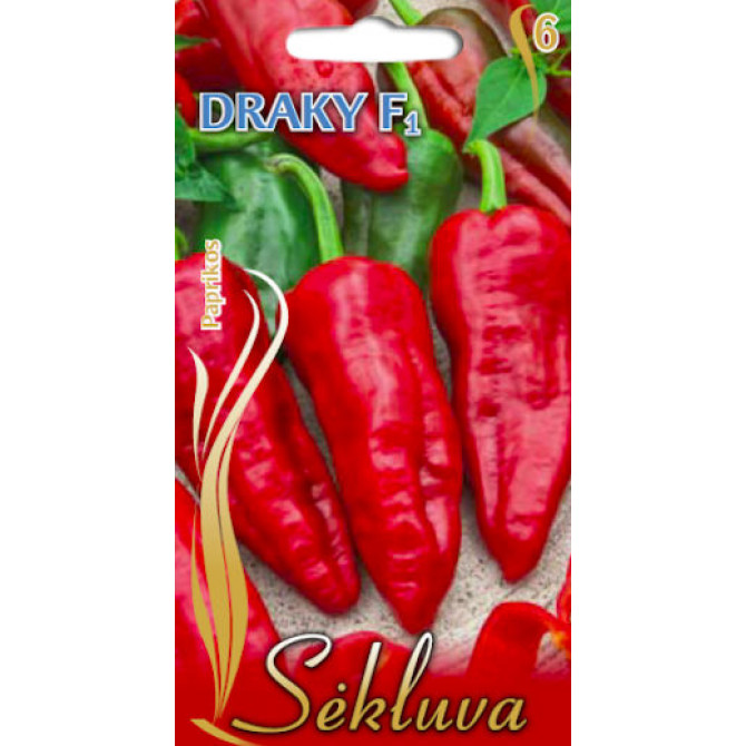Pipari Draky F1, 10sēklas SEKLUVA