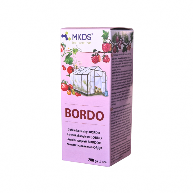 MKDS Bordo dārznieka komplekts 200g