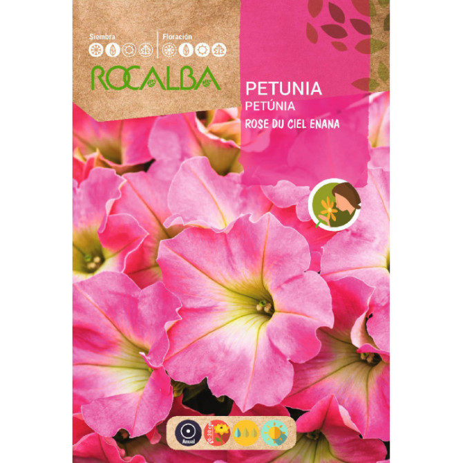 Petūnijas daudzziedu Rose du ciel 0.5g