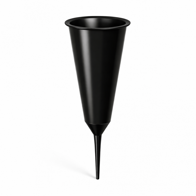 Kapu vāze VIDĒJĀ melnā krāsā 