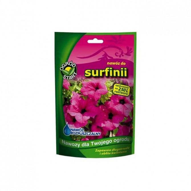 Šķīstošais mēslojums petūnijām, surfīnijām 250g