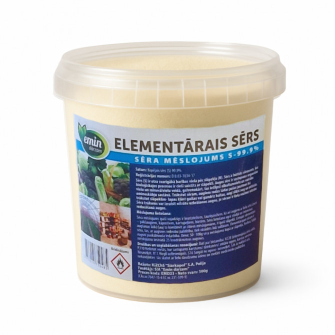 Emin Dārzam Mēslojums Sērs elementārais 500g