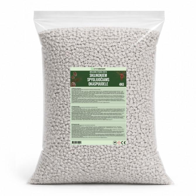 Emin Dārzam Mēslojums Skujkokiem 4kg