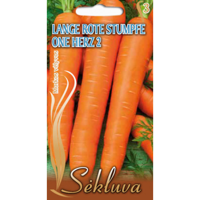 Burkāni LANGE ROTE STUMPFE ONE HERZ 2, 5g