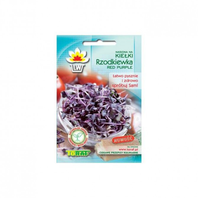 Redīsi Red Purple diedzēšanai 10g