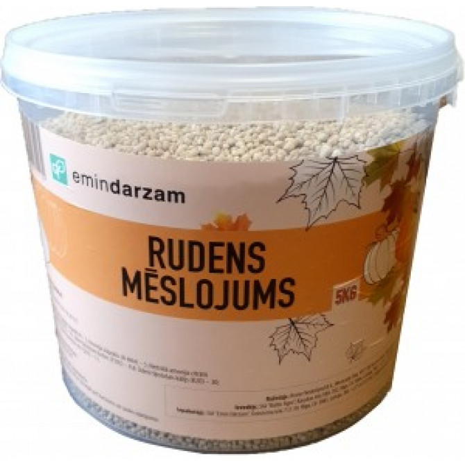 Emin Dārzam Mēslojums Rudens 5kg spainītī