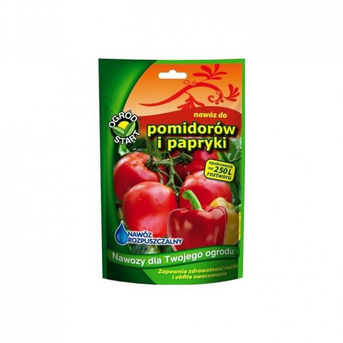 Šķīstošais mēslojums tomātiem un paprikai 250g