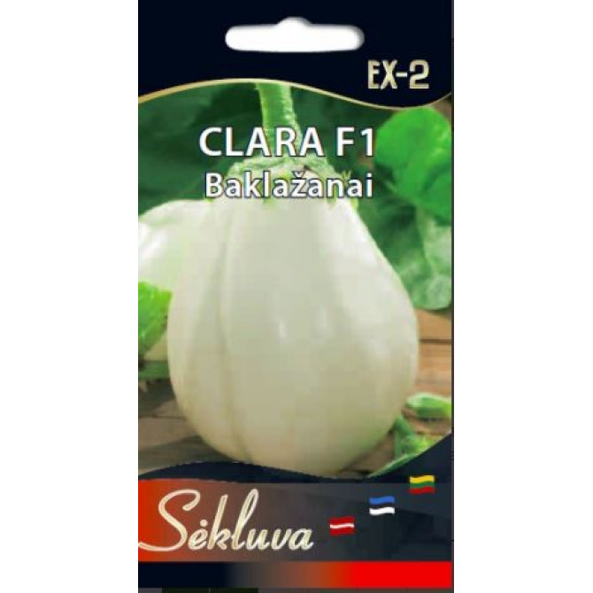 Baklažāni Clara F1 10 sēklas