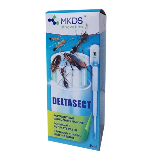 MKDS Deltasect Prusaku un citu rāpojošo insektu iznīcināšanai 25ml