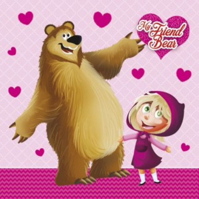 Salvetes bērniem My Friend Bear 1pac