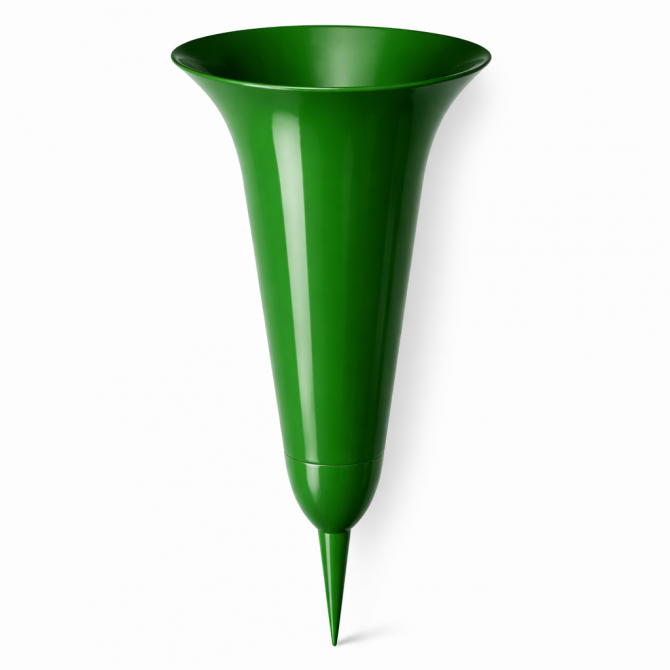 Kapu vāze LIELĀ zaļā krāsā 