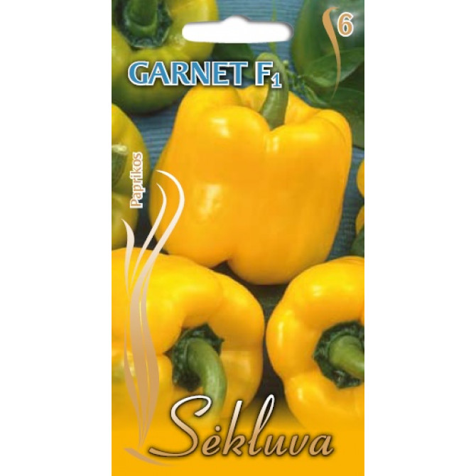 Paprika GARNET F1, 15 sēkla