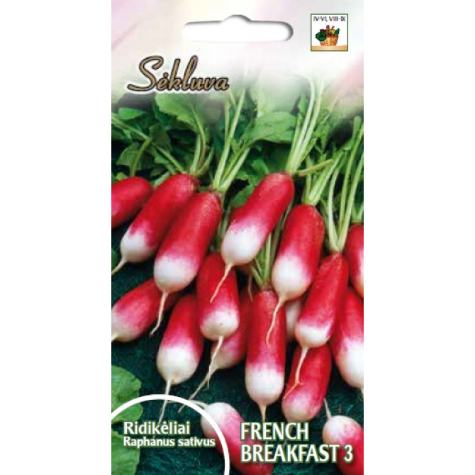 Redīsi garenie French breakfast 3  5g