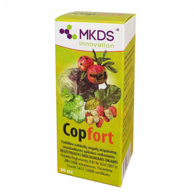 Mēslojums MKDS Copfort 30ml Termiņš