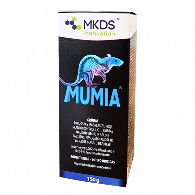 MKDS Mumia Graudi - Peļu, žurku inde 150g