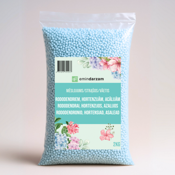 Emin Dārzam Mēslojums Rododendriem, Hortenzijām, Acālijām 2kg