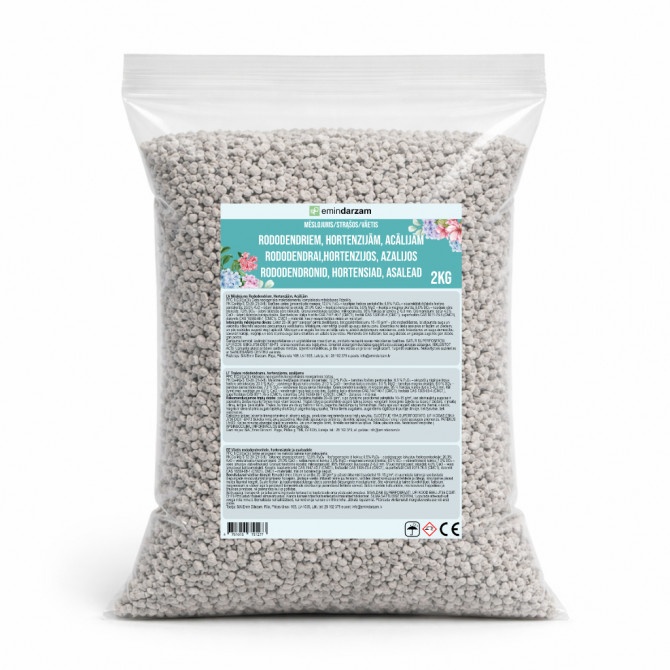 Emin Dārzam Mēslojums Rododendriem, Hortenzijām, Acālijām 2kg
