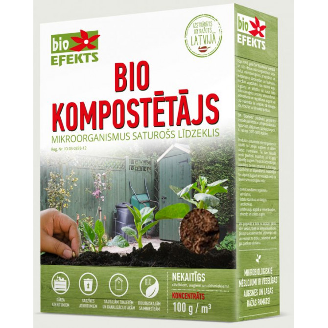 Biokompostētājs 1kg mitrais